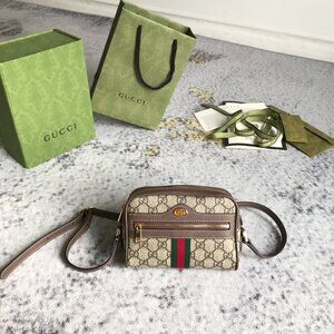 "Gucci Ophidia GG Supreme Mini Shoulder Bag "